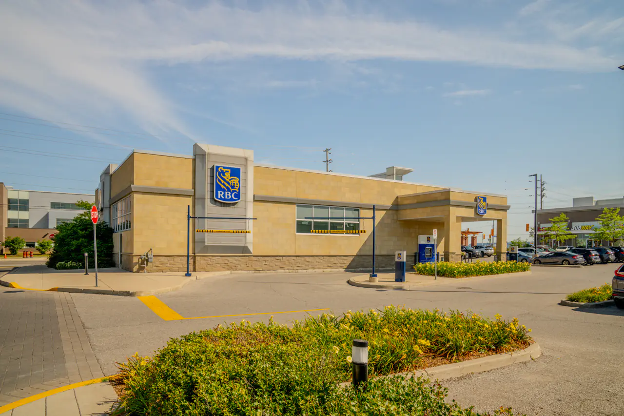 RBC at the MIlton Marketplace plaza in MIlton