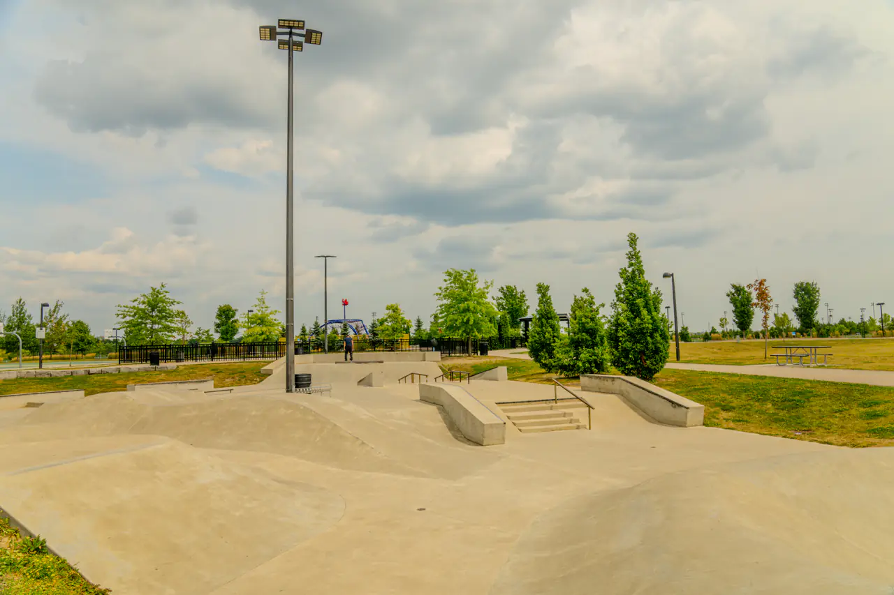 Skate Park in Milton, Ontario