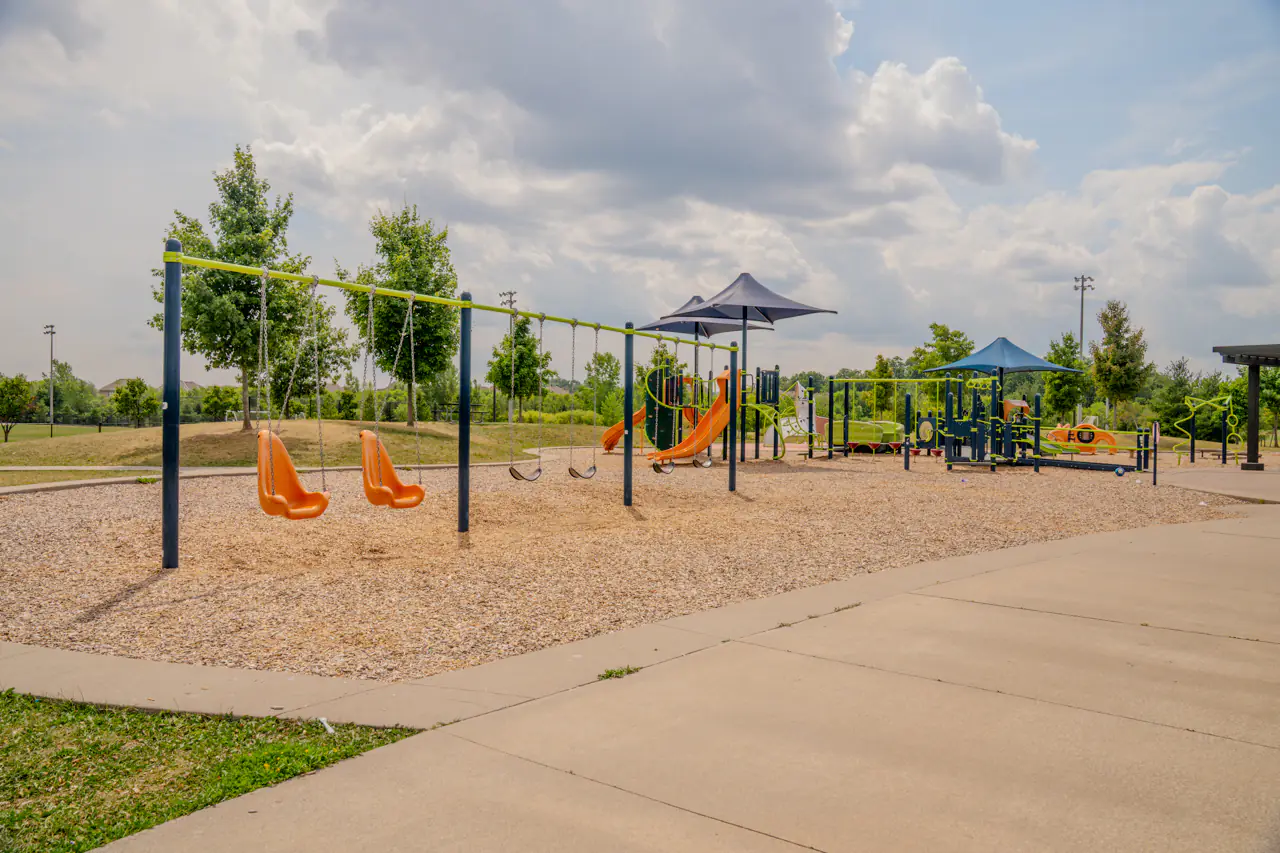 A playground at the Milton Community Park in Milton